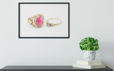 A Love Story Celebrated With A Photograph of Two Rings